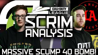 Massive SCUMP 40 Bomb in First Scrim vs LA THIEVES! OpTic CHICAGO vs LA THIEVES Scrim Analysis!