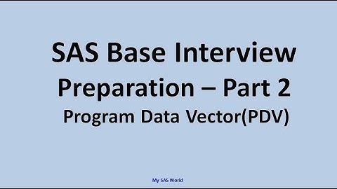 Base SAS Interview Questions and Answers part 2 #sas