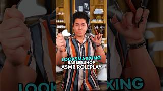 Looksmaxxing Haircut &amp; Shave | ASMR Roleplay
