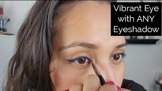 Easy Vibrant Eyeliner using ANY Eyeshadow + Inglot Duraline