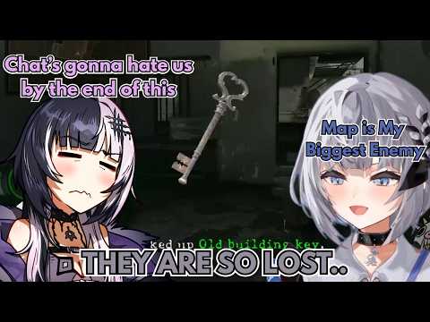 When Both Partners Are Directionally Challenged... Zeta & Shiori vs. The Map! | Resident Evil 5