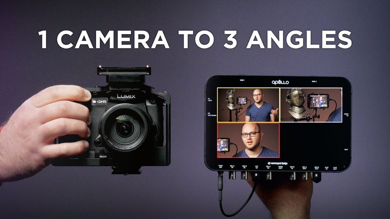 Turn 1 Camera Into 3 Angles Convergent Design Titan Extract Review Youtube Dslr Video Camera Angles