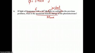 Regents Modern Physics Problem Set #5-6