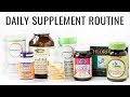 MY DAILY SUPPLEMENT ROUTINE | for a plant-based diet