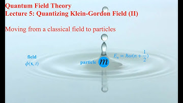Lecture 5: Quantum Field Theory. Quantizing The Klein-Gordon Field (II)