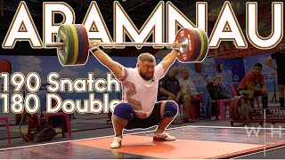 Andrei Aramnau 190kg Snatch & 180kg Double | Full Session '19 WWC