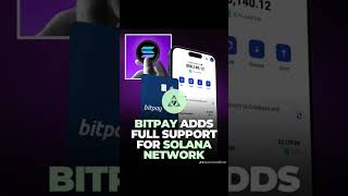 BitPay Adds Full Support for the Solana Network! 😮 #solana #bitpay #crypto #trading screenshot 1