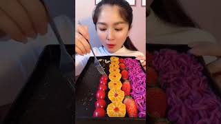 Eating Mukbang Food with UnCool Dave Japanese Seafood Italian Spicy Noodles and 