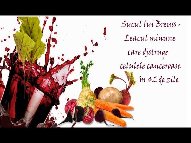 Sucul care vindeca cancerul