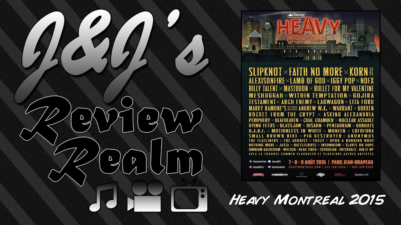 J&J Heavy Montreal 2015 (Lineup Reaction) YouTube