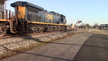 CSXT Q470-09 & Q470-10 with Horn Salutes AC44CW/ES44AH & ET44AH/AC44CW/ES40DC/GP40-2/GP38-2