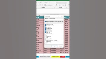 How to lock Excel sheet ?  #excel #exceltips #exceltricks