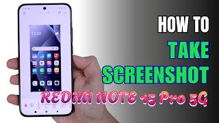 How to Take Screenshot Redmi Note 15 Pro 5G