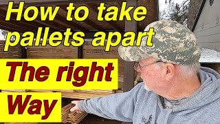 Pallet Wood Projects - How to take pallets apart