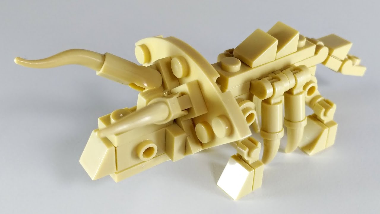 【triceratops】Assemble_Blocks_Dinosaur Fossil_02_triceratops - YouTube