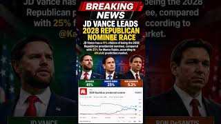 🇺🇸 JD Vance Leads 2028 Republican Nominee Race