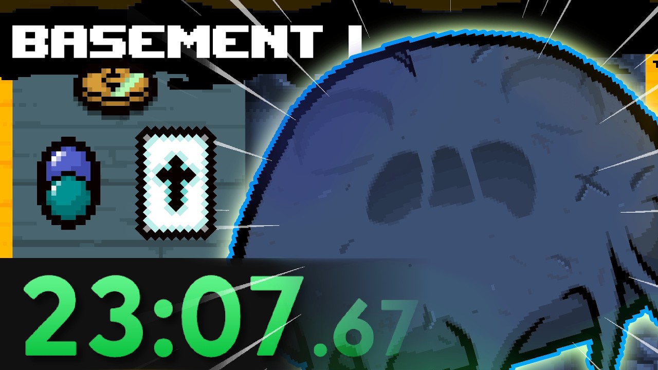 The Room 1 start destined for Hush - Tainted Lost No Items Speedrun