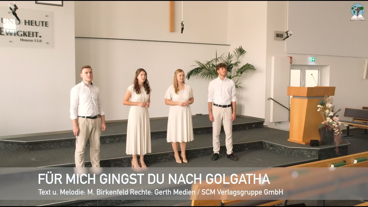 Für mich gingst du nach Golgatha