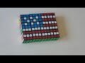 American  flag made with rubiks cubes