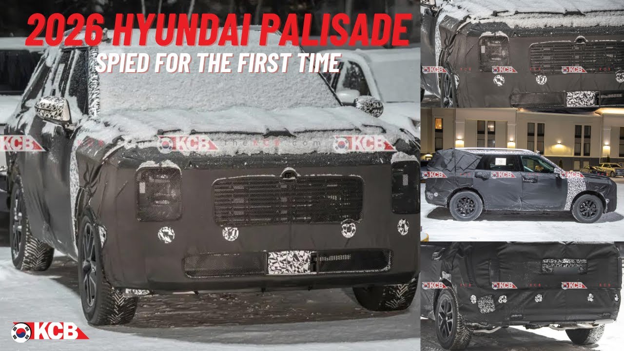 2026 Hyundai Palisade Spied for the First Time - YouTube