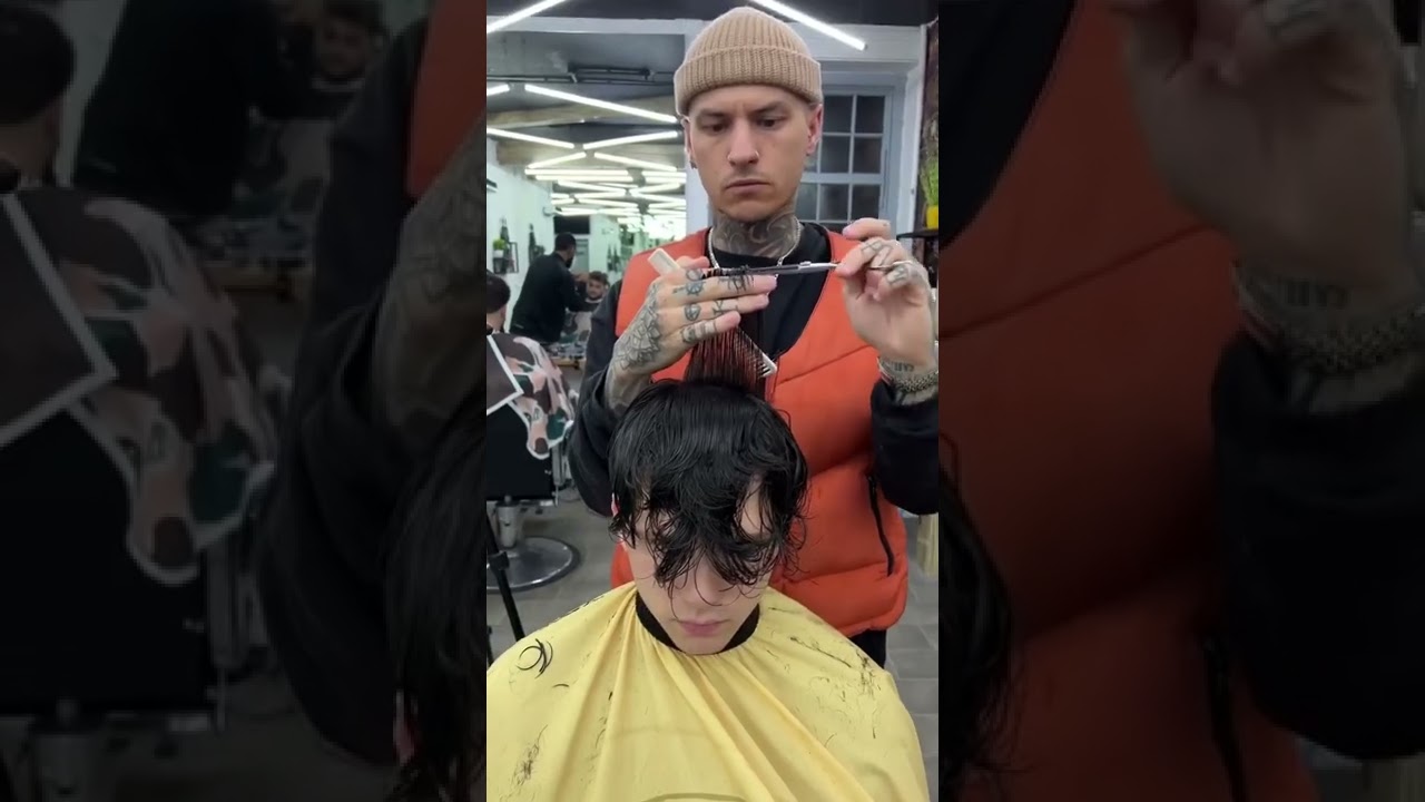 Men's haircut tutorial 362