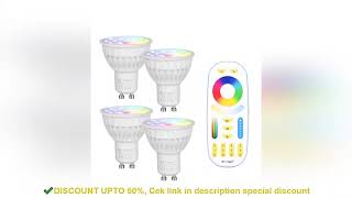 Mi Light Dimmable 4W GU10/MR16 Led Bulb RGB CCT (2700-6500K)  Lamp Indoor Decoration   2.4G RF LED R