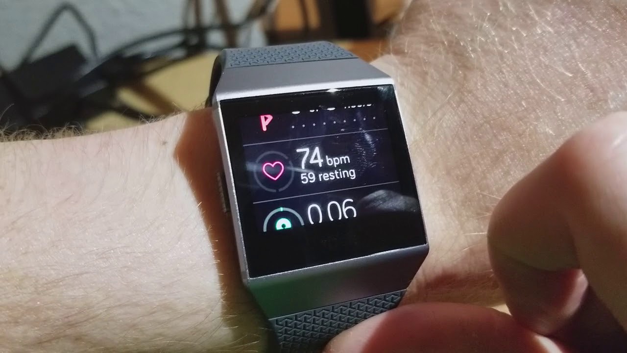 Fitbit Ionic Heart Rate Tracking - YouTube
