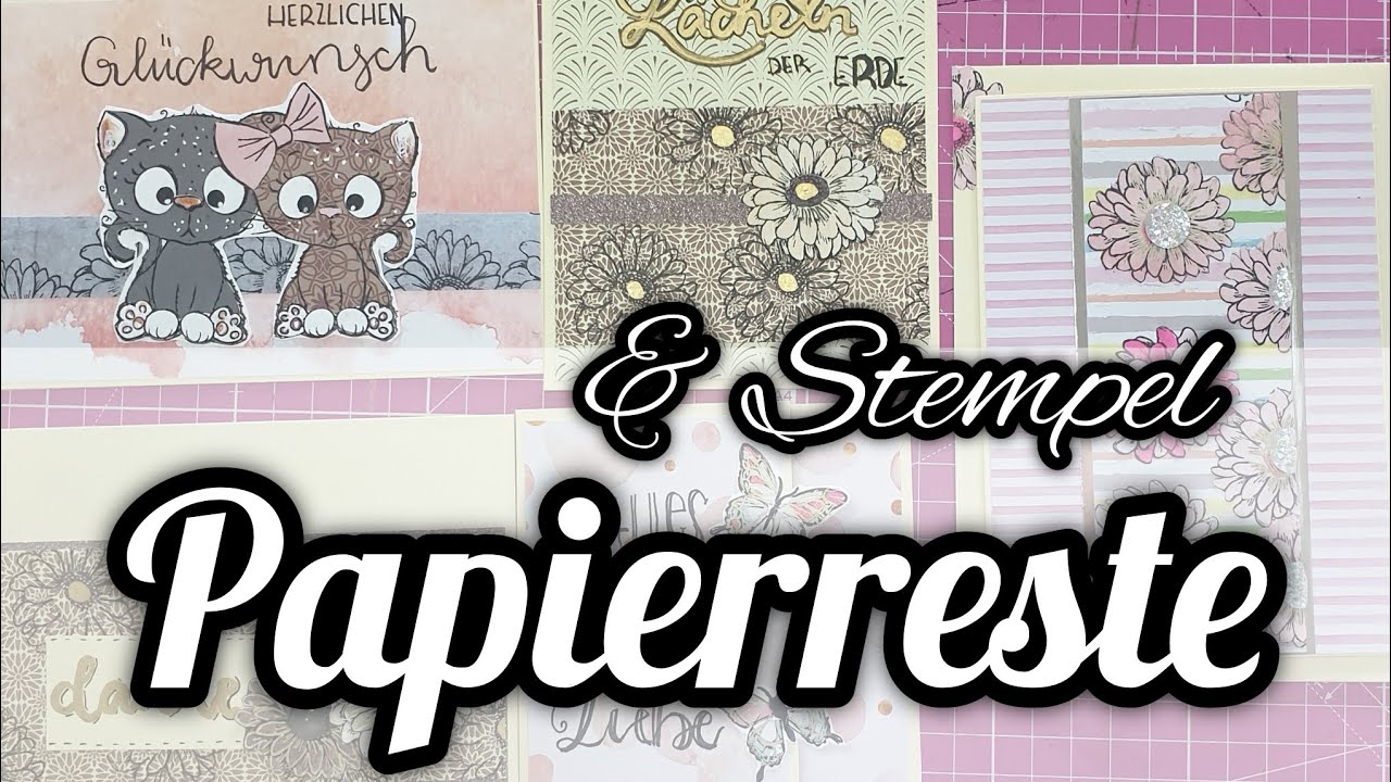 Restepapier* Stempel* Edding Gold Gelliner*
