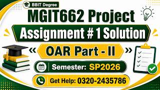 MGIT662 Assignment 1 Solution 2026 || MGIT662 BBIT OAR Part - II