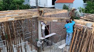 Reinforced Concrete Ceiling Pouring Process | Strong And Durable With Modern Construction Methods