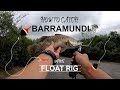 How to catch barramundi using float rig pulau ubin singapore fishing