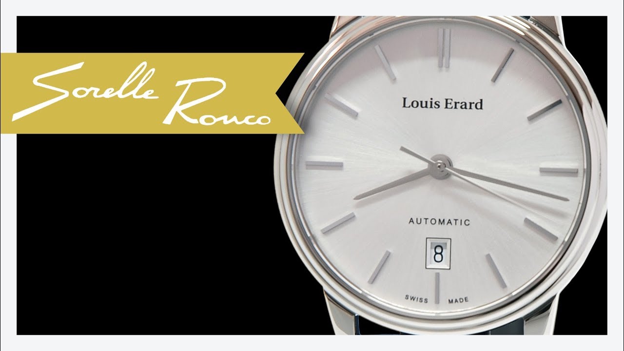 Louis Erard Men's Heritage Silver Dial Silver Stainless Steel Bracelet Automatic Watch 72288AA31.BMA88