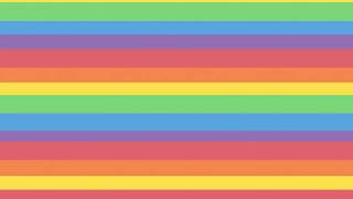 2Hr 🌈 Rainbow Color inspired Background Video Loop Horizontal Stripes Backdrop (No Sound)