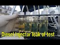 How to do a Diesel injector leak off test ford mondeo mk3 ST TDCI