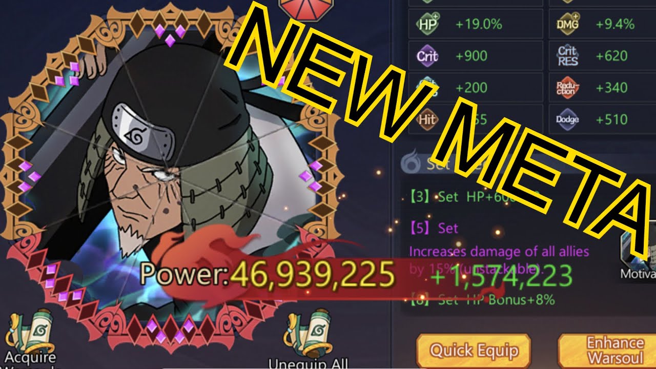 Detailed Warsouls Guide Naruto Ninja New Legends App King Of Ninjutsu Will of Shinobi Naruto Game