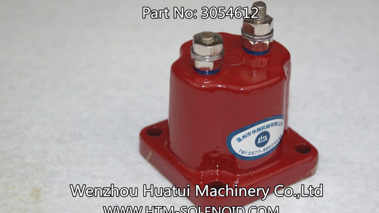 [HUATUI] 3054612 12V Diesel Fuel Solenoid Valve For Cummins Engine