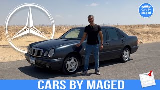 نص مليون كم تقريبا و 24 عام | شوف الاداء | Mercedes E200 W210 مرسيدس عيون