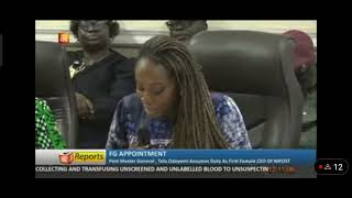 New Post Master General, Tola Odeyemi Assumes Office As First Female CEO of the NIPOST