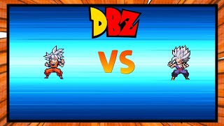 GOKU INSTINTO SUPERIOR VS GOHAN BESTIAL DBZ MUGEN COMBATE CLASSICO CPU VS CPU