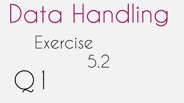 Q1 - Ex 5.2 - Data Handling - NCERT Maths Class 8th - Chapter 5
