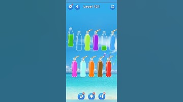 water bottle sort game level 121 &122 #foryou #games #viralvideo #gameplay #india