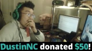 BTMC receives one of his FIRST $50 donos