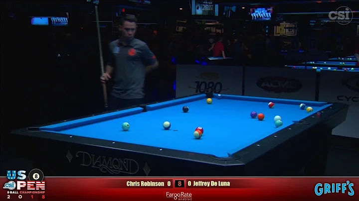 2018 US Open 8-Ball Championship: Chris Robinson v...
