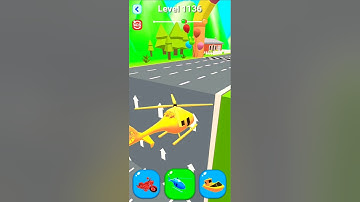 🔥Shape-shifting Funny Race Gameplay new hyper casual games #shorts#gameplay#shapeshifting#1136#leval