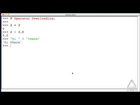 Unit 07 Video 7: Operator Overloading