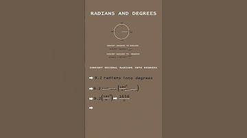 Radians and Degrees formulas II  #shorts #radians #degrees