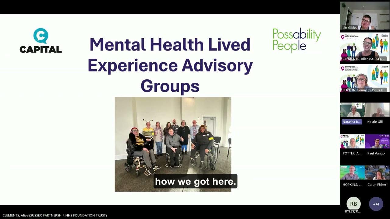 Webinar Community Mental Health Transformation Programme - Recording 30.07.25