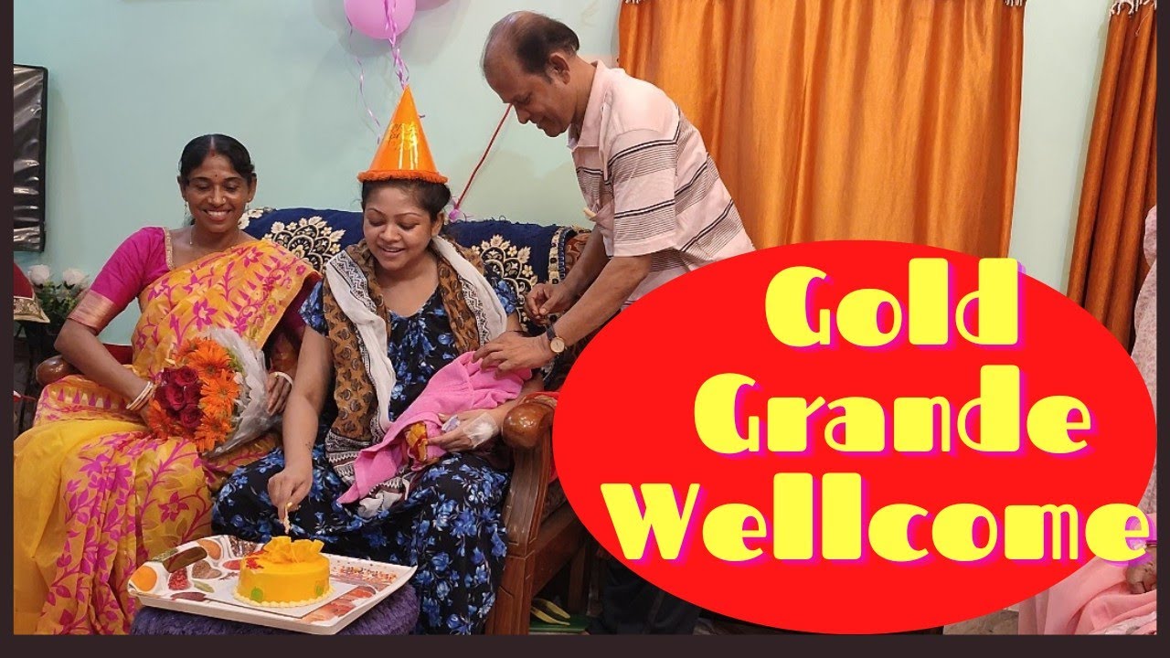 🧿সারপ্রাইজ ওয়েলকাম জানালো সবাই মিলে🤑গোল্ড কার মতো দেখতে হলো 😁😍