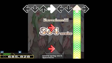 [x2.5] 【DDR 2014】 second spring storm [DOUBLE EXPERT] 譜面確認＋クラップ
