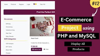E-Commerce Website Project Using Php & Mysql Admin & User Panel Display All Products -12
